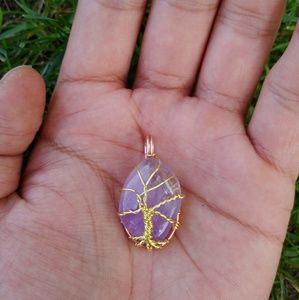 Amethyst Tree of Life Pendant
